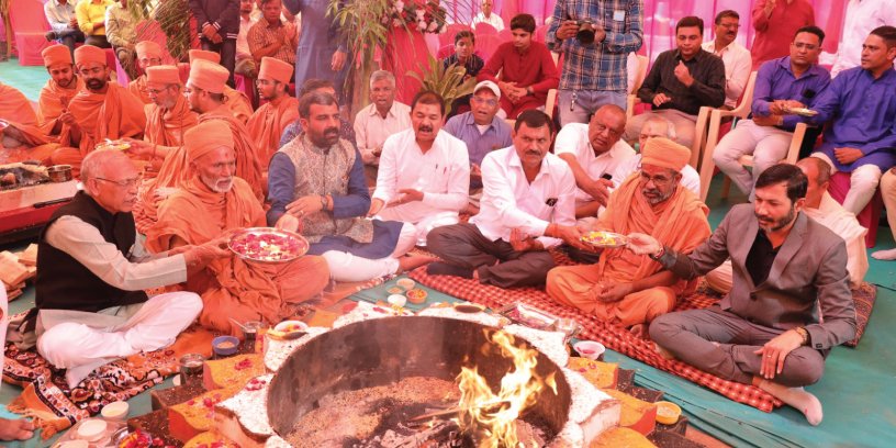 Unity Cement inauguration ceremony with leaders and officials