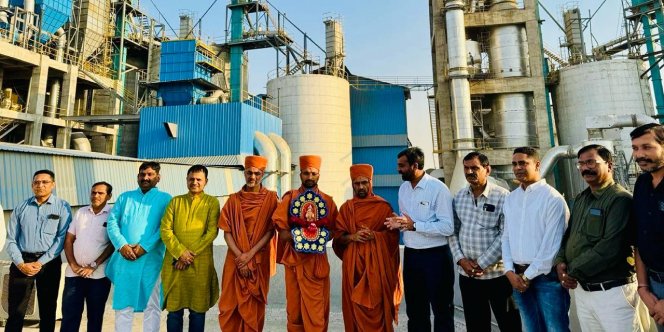 Unity Cement donating cement to support temple construction